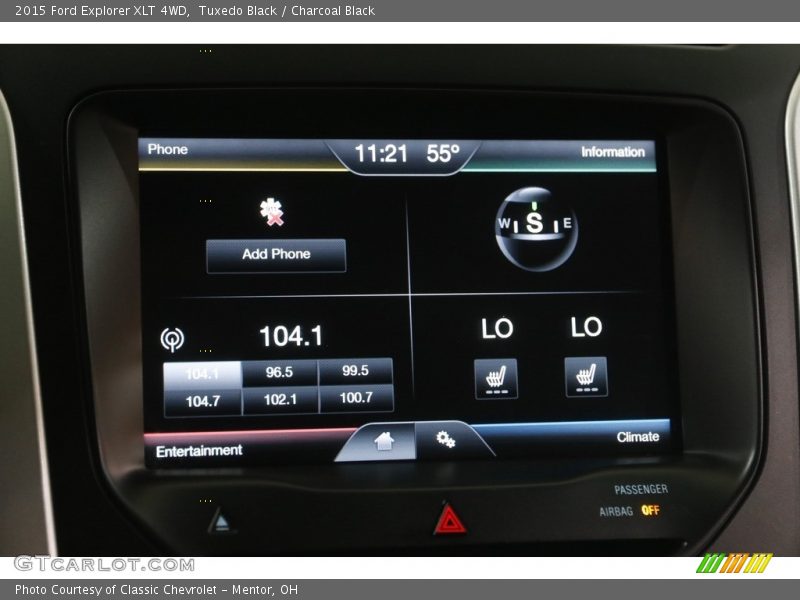 Tuxedo Black / Charcoal Black 2015 Ford Explorer XLT 4WD