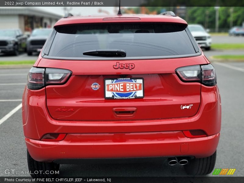 Redline Pearl / Black 2022 Jeep Compass Limited 4x4