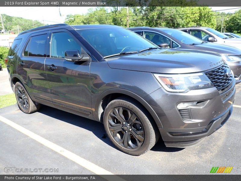 Magnetic / Medium Black 2019 Ford Explorer Sport 4WD