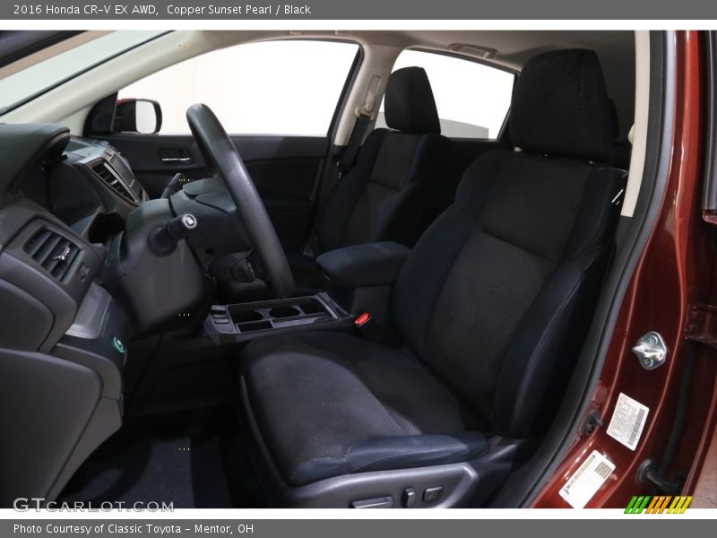Copper Sunset Pearl / Black 2016 Honda CR-V EX AWD