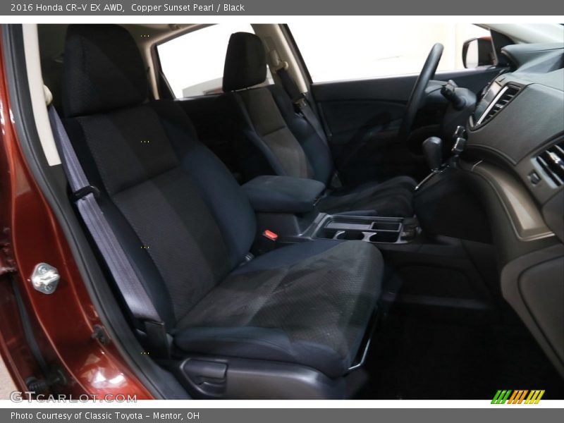 Copper Sunset Pearl / Black 2016 Honda CR-V EX AWD