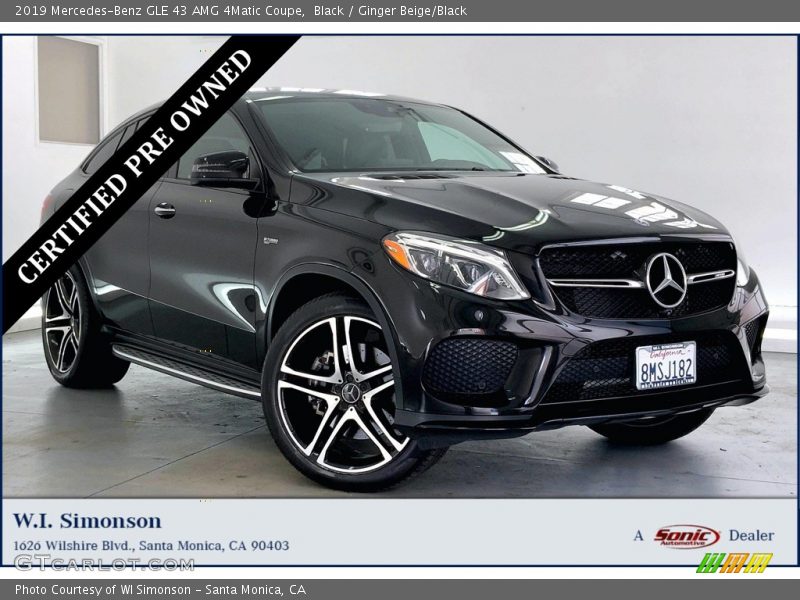 Black / Ginger Beige/Black 2019 Mercedes-Benz GLE 43 AMG 4Matic Coupe