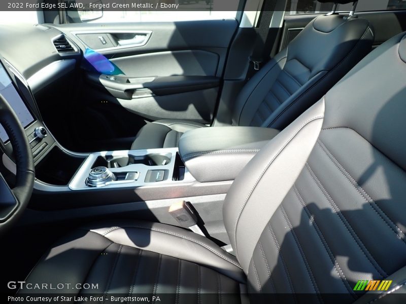 Forged Green Metallic / Ebony 2022 Ford Edge SEL AWD