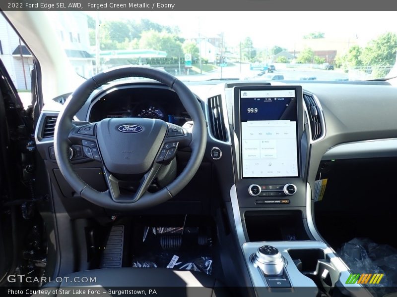 Forged Green Metallic / Ebony 2022 Ford Edge SEL AWD