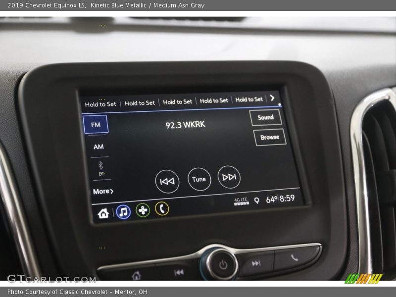 Kinetic Blue Metallic / Medium Ash Gray 2019 Chevrolet Equinox LS