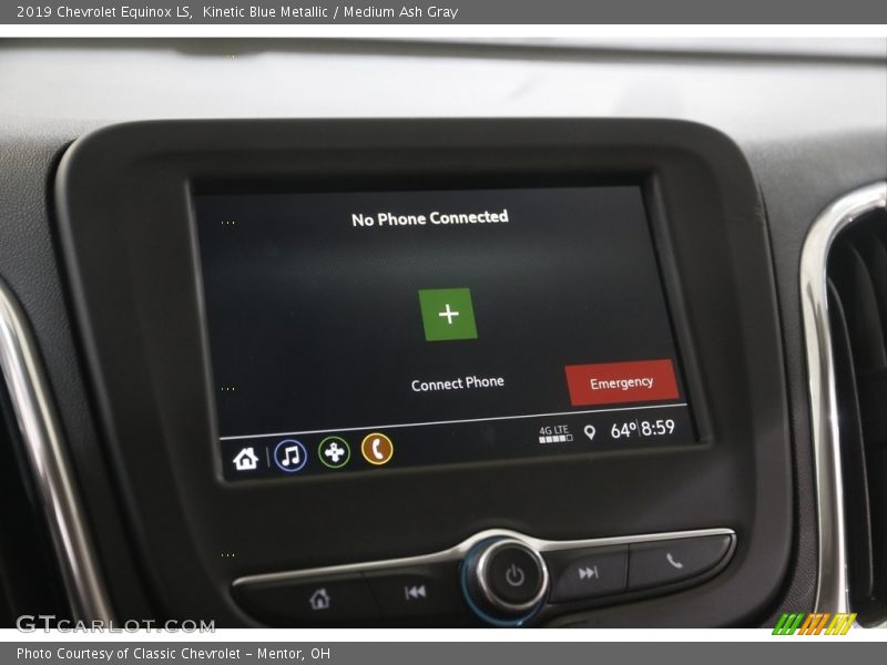 Kinetic Blue Metallic / Medium Ash Gray 2019 Chevrolet Equinox LS