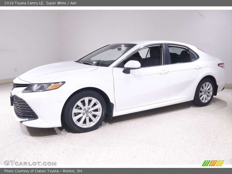 Super White / Ash 2019 Toyota Camry LE