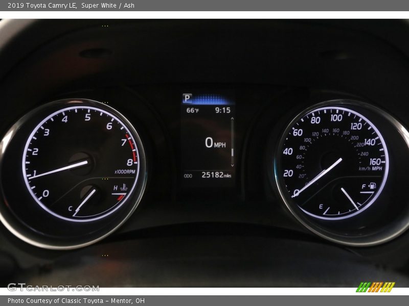 Super White / Ash 2019 Toyota Camry LE