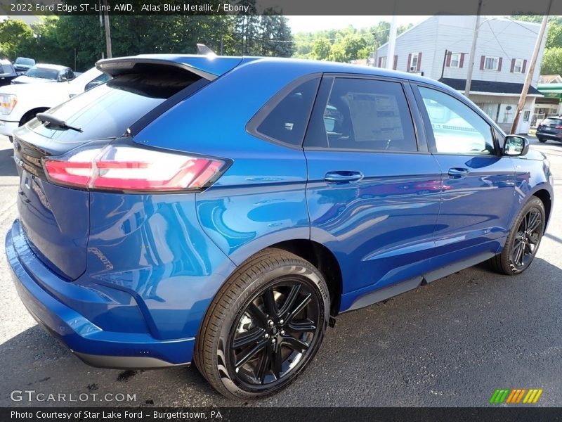 Atlas Blue Metallic / Ebony 2022 Ford Edge ST-Line AWD
