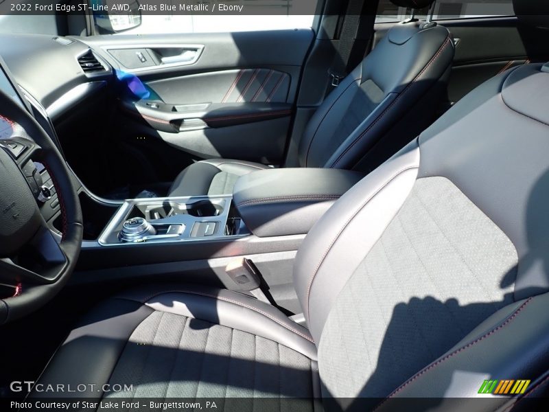 Atlas Blue Metallic / Ebony 2022 Ford Edge ST-Line AWD