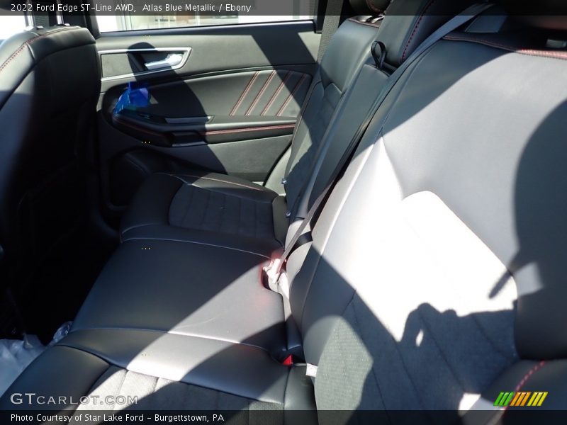 Atlas Blue Metallic / Ebony 2022 Ford Edge ST-Line AWD