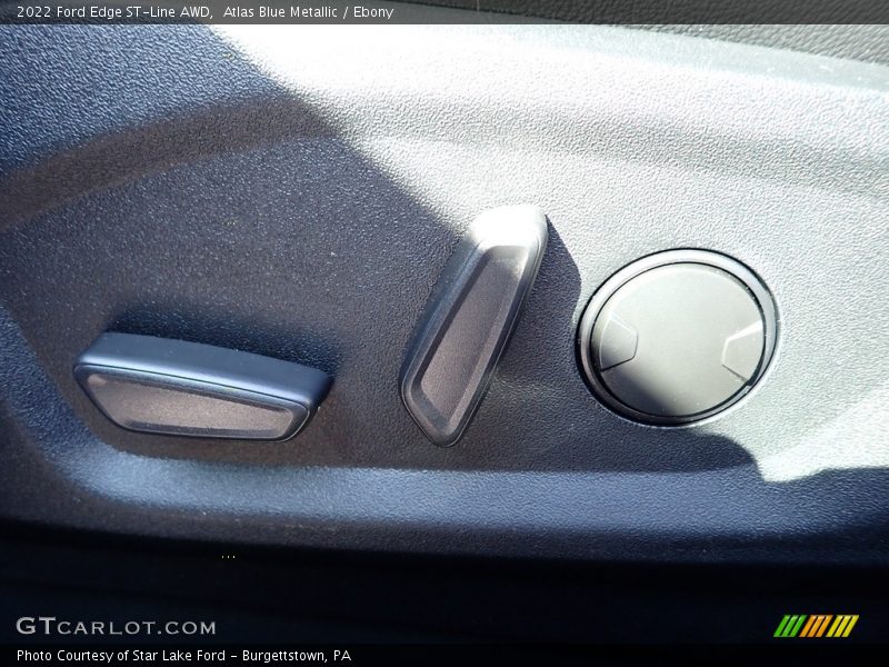 Atlas Blue Metallic / Ebony 2022 Ford Edge ST-Line AWD