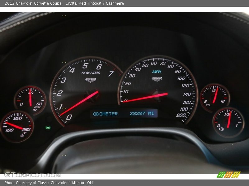 Crystal Red Tintcoat / Cashmere 2013 Chevrolet Corvette Coupe