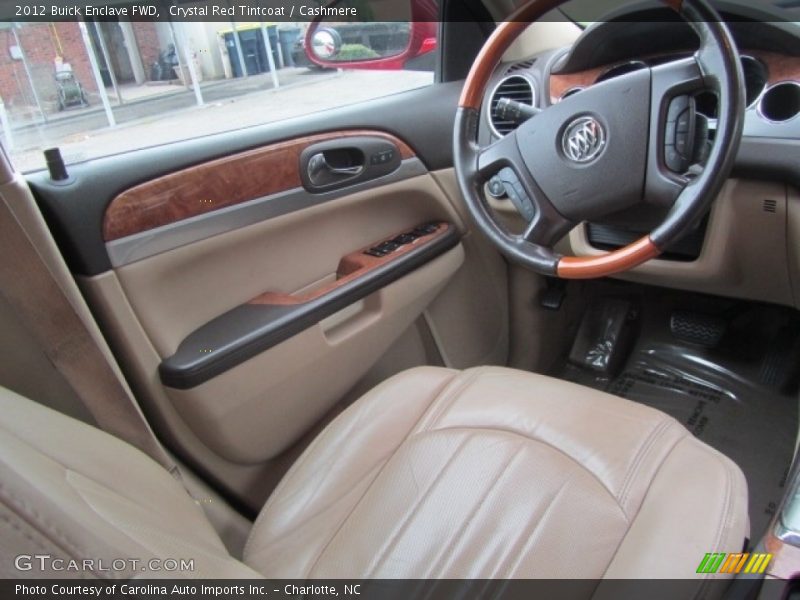 Crystal Red Tintcoat / Cashmere 2012 Buick Enclave FWD