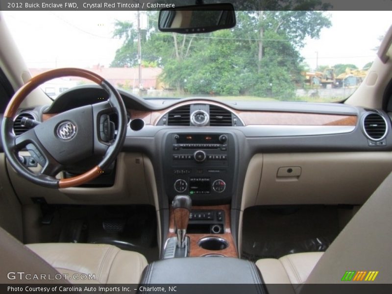 Crystal Red Tintcoat / Cashmere 2012 Buick Enclave FWD