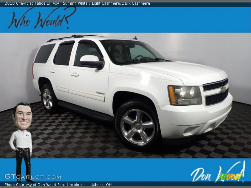 Summit White / Light Cashmere/Dark Cashmere 2010 Chevrolet Tahoe LT 4x4