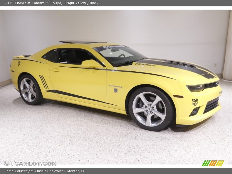 Bright Yellow / Black 2015 Chevrolet Camaro SS Coupe