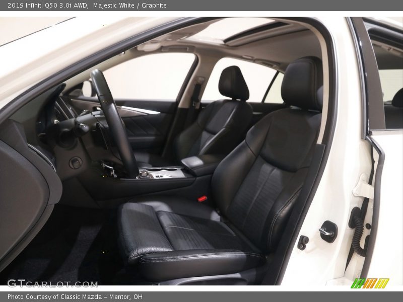 Majestic White / Graphite 2019 Infiniti Q50 3.0t AWD