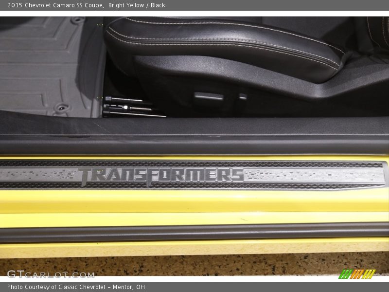 Bright Yellow / Black 2015 Chevrolet Camaro SS Coupe