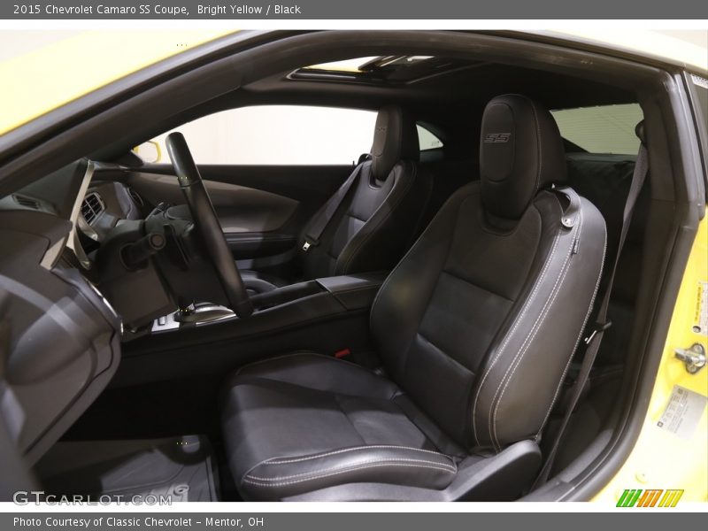 Bright Yellow / Black 2015 Chevrolet Camaro SS Coupe
