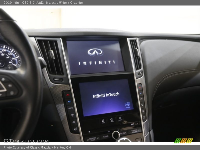 Majestic White / Graphite 2019 Infiniti Q50 3.0t AWD