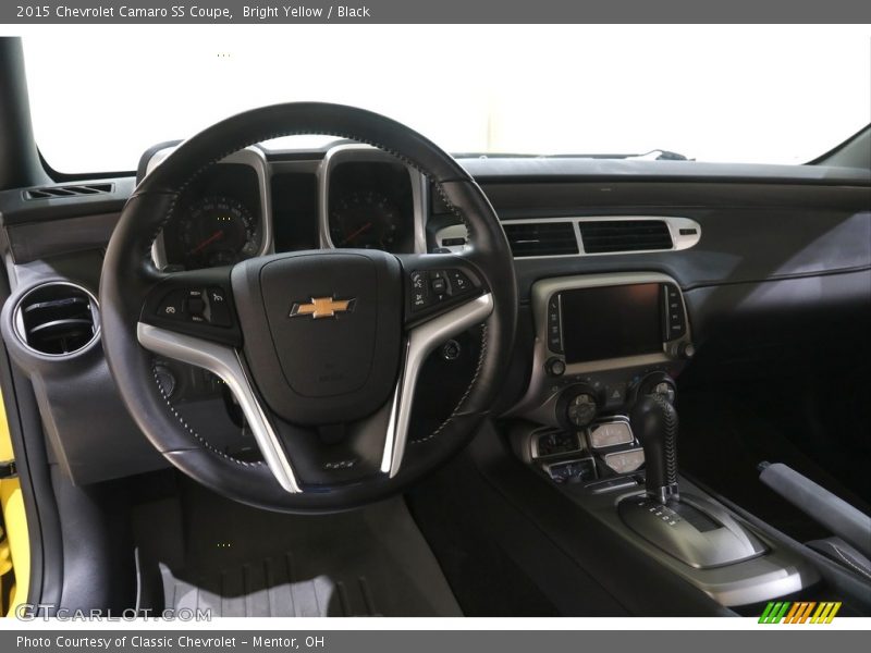 Bright Yellow / Black 2015 Chevrolet Camaro SS Coupe