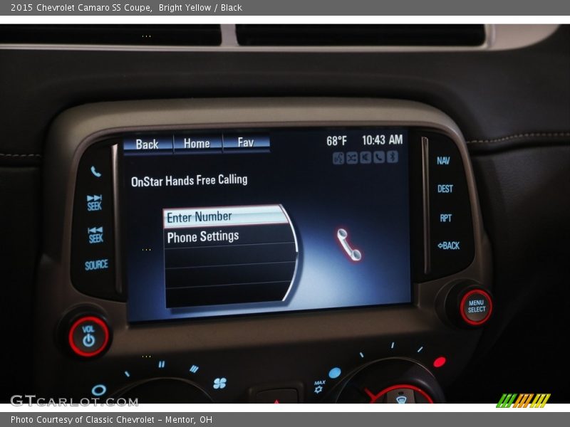 Bright Yellow / Black 2015 Chevrolet Camaro SS Coupe