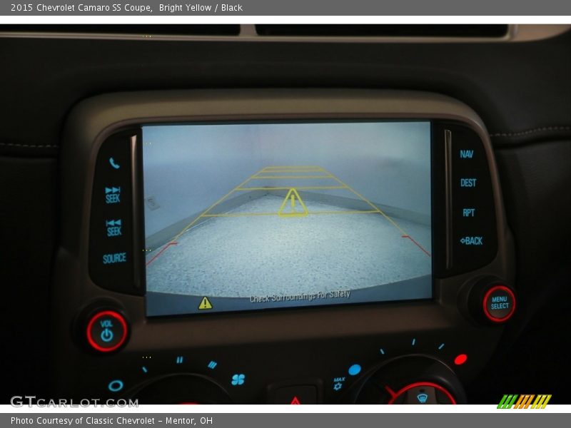 Bright Yellow / Black 2015 Chevrolet Camaro SS Coupe