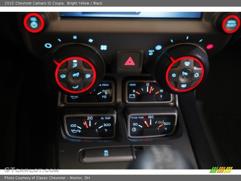 Bright Yellow / Black 2015 Chevrolet Camaro SS Coupe
