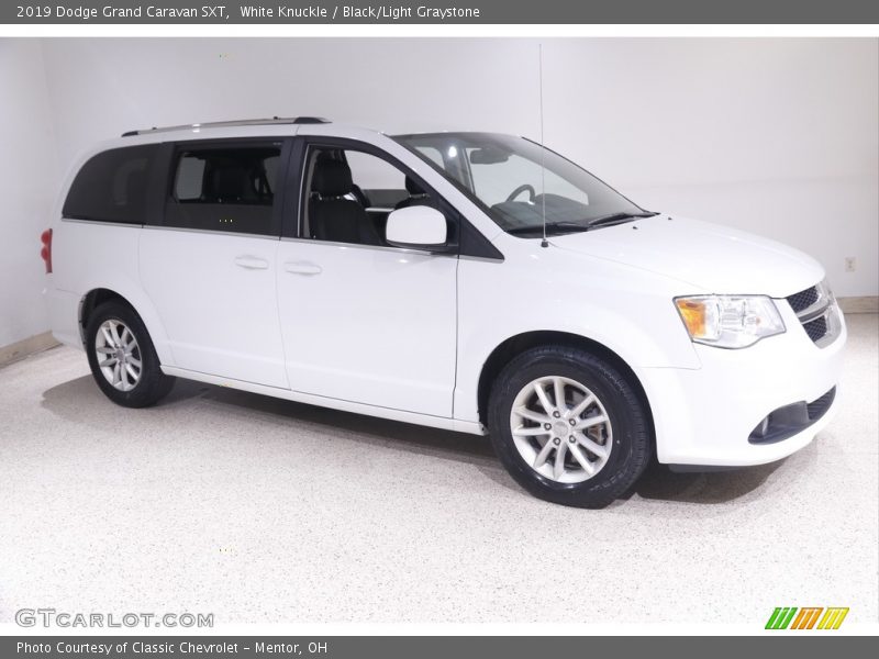 White Knuckle / Black/Light Graystone 2019 Dodge Grand Caravan SXT