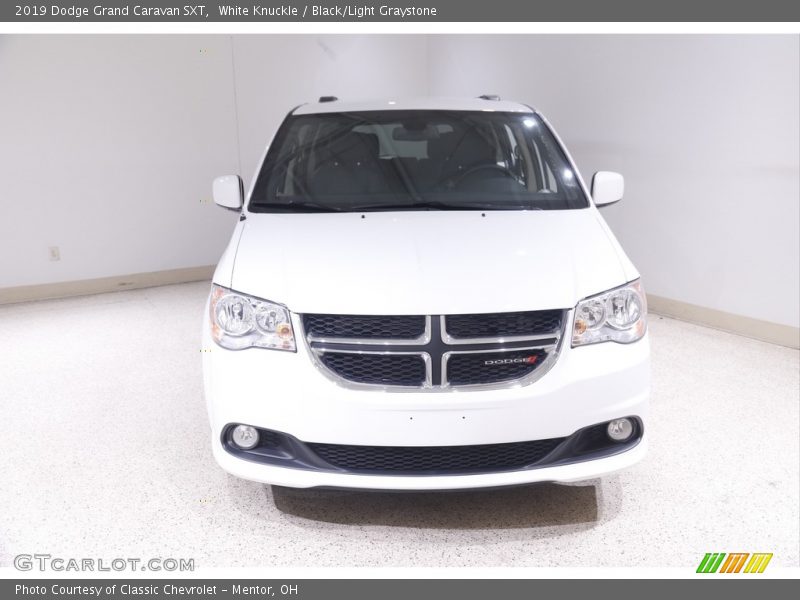 White Knuckle / Black/Light Graystone 2019 Dodge Grand Caravan SXT