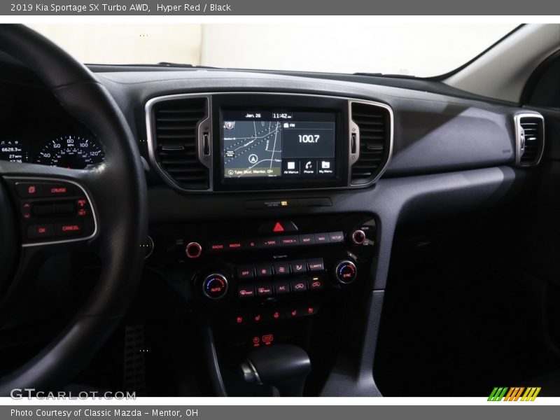 Hyper Red / Black 2019 Kia Sportage SX Turbo AWD