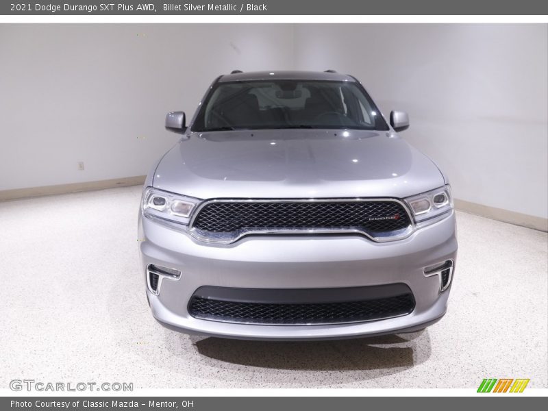 Billet Silver Metallic / Black 2021 Dodge Durango SXT Plus AWD