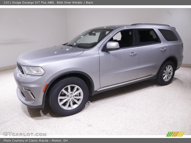 Billet Silver Metallic / Black 2021 Dodge Durango SXT Plus AWD
