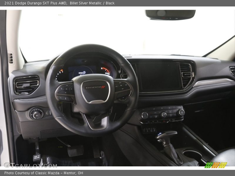 Billet Silver Metallic / Black 2021 Dodge Durango SXT Plus AWD