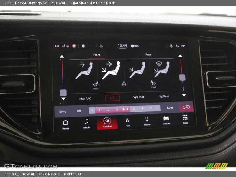 Billet Silver Metallic / Black 2021 Dodge Durango SXT Plus AWD