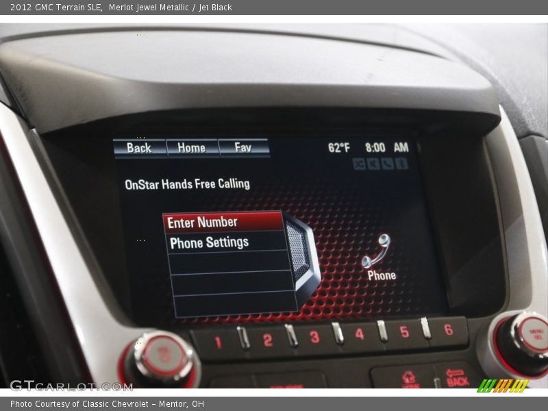 Merlot Jewel Metallic / Jet Black 2012 GMC Terrain SLE