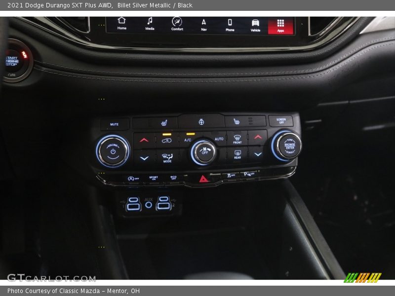 Billet Silver Metallic / Black 2021 Dodge Durango SXT Plus AWD