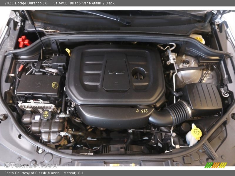 Billet Silver Metallic / Black 2021 Dodge Durango SXT Plus AWD