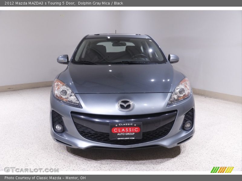 Dolphin Gray Mica / Black 2012 Mazda MAZDA3 s Touring 5 Door