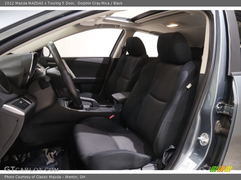 Dolphin Gray Mica / Black 2012 Mazda MAZDA3 s Touring 5 Door
