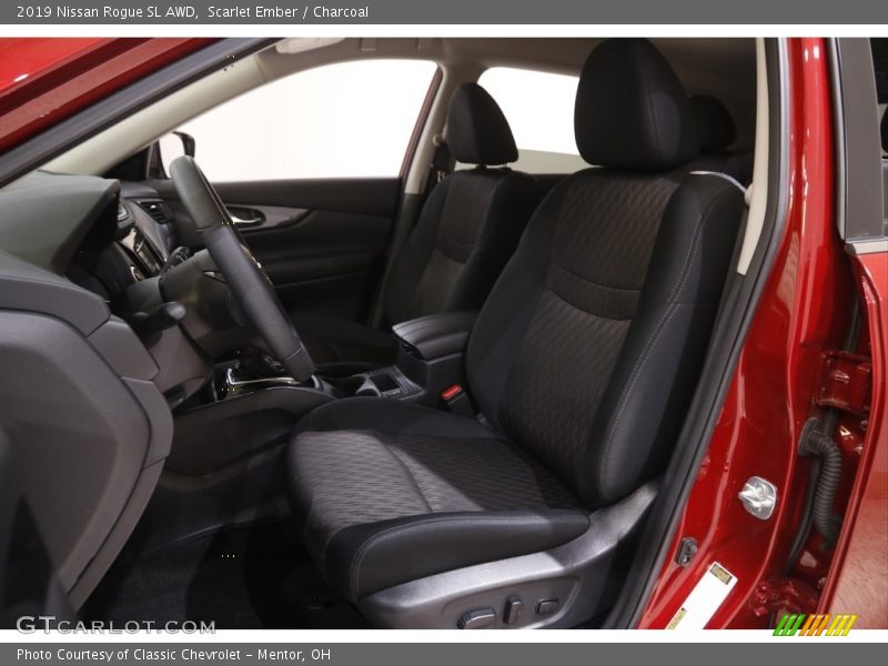 Scarlet Ember / Charcoal 2019 Nissan Rogue SL AWD