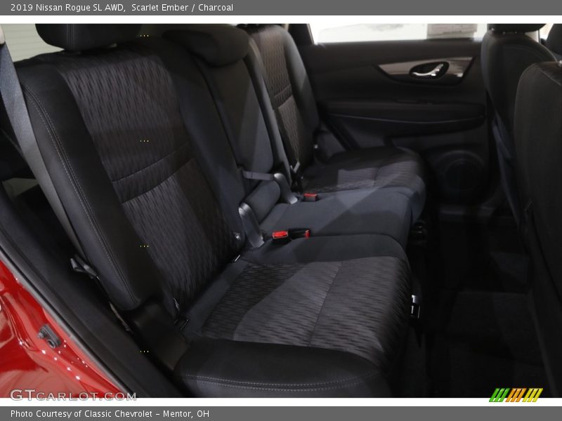 Scarlet Ember / Charcoal 2019 Nissan Rogue SL AWD