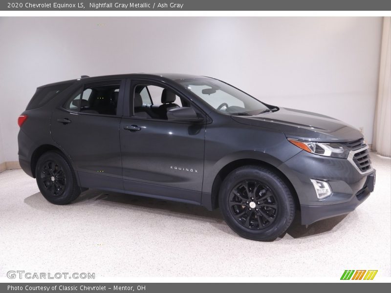 Nightfall Gray Metallic / Ash Gray 2020 Chevrolet Equinox LS