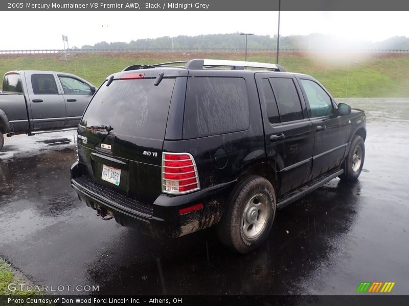 Black / Midnight Grey 2005 Mercury Mountaineer V8 Premier AWD