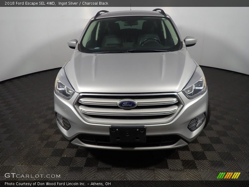 Ingot Silver / Charcoal Black 2018 Ford Escape SEL 4WD