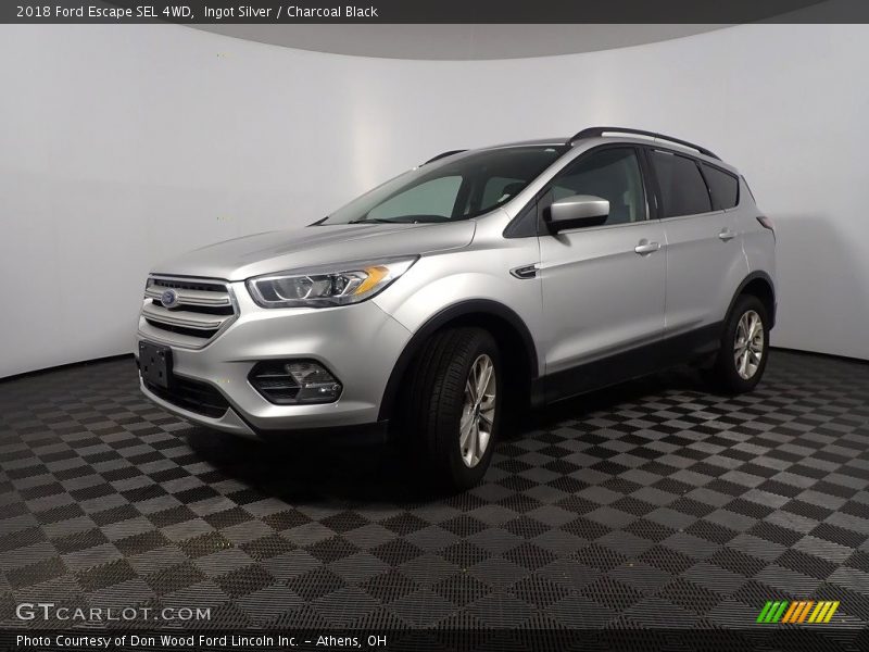 Ingot Silver / Charcoal Black 2018 Ford Escape SEL 4WD