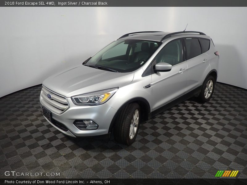 Ingot Silver / Charcoal Black 2018 Ford Escape SEL 4WD