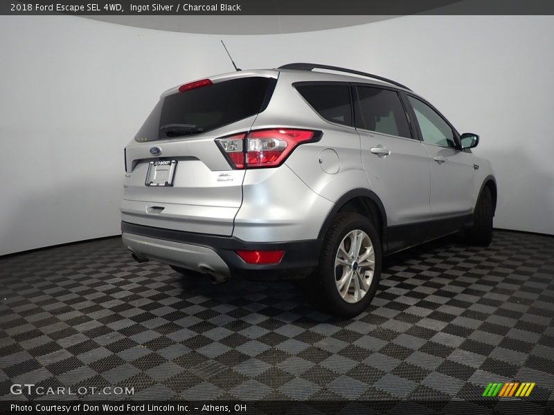 Ingot Silver / Charcoal Black 2018 Ford Escape SEL 4WD