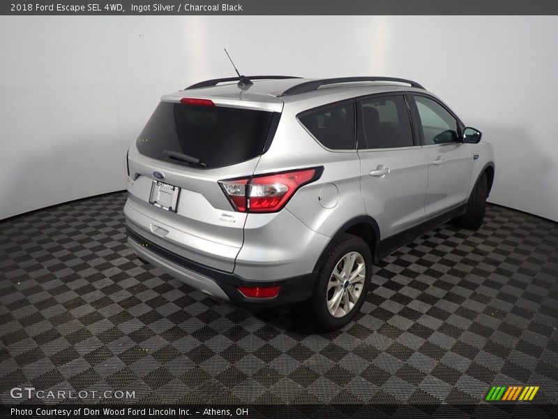 Ingot Silver / Charcoal Black 2018 Ford Escape SEL 4WD